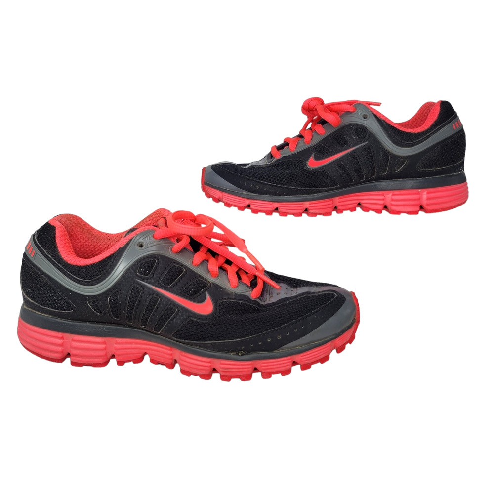 Nike Shoes Womens 5.5 Black Hot Pink Sneakers Tennis Walking Running Gym Comfort